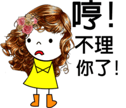 Three lovely sisters sticker #12796220