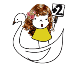 Three lovely sisters sticker #12796236