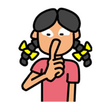 Girl in Ponytail sticker #12796910