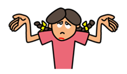 Girl in Ponytail sticker #12796916