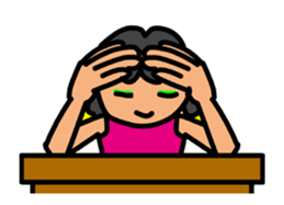 Girl in Ponytail sticker #12796920