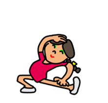 Girl in Ponytail sticker #12796921