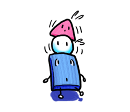 Circle, Triangle, Square sticker #12797084