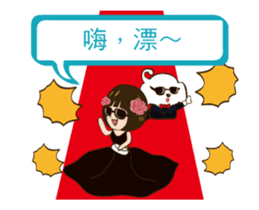 Super Beauty QQ idol Chinese Reply! ^_^ sticker #12797152