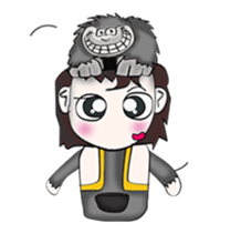 Mr Satoru. I love Gorilla.^__^ sticker #12797906