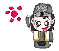 Mr Satoru. I love Gorilla.^__^ sticker #12797910