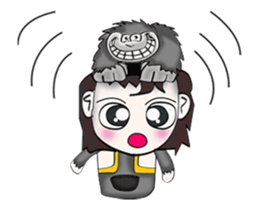 Mr Satoru. I love Gorilla.^__^ sticker #12797914