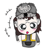 Mr Satoru. I love Gorilla.^__^ sticker #12797915