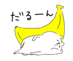 He is like a bear in motion, too. sticker #12798209