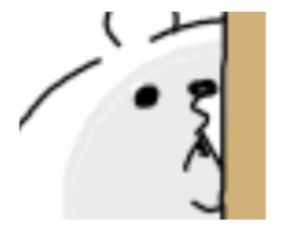 He is like a bear in motion, too. sticker #12798211