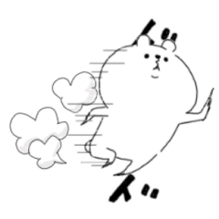 He is like a bear in motion, too.