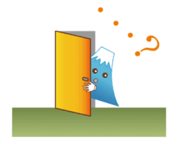 Lucky words and Mt. Fuji. animation sticker #12798472