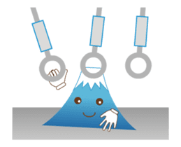 Lucky words and Mt. Fuji. animation sticker #12798476