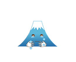 Lucky words and Mt. Fuji. animation sticker #12798480