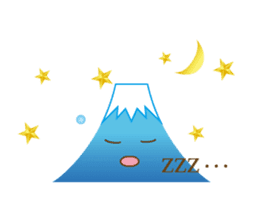 Lucky words and Mt. Fuji. animation sticker #12798481