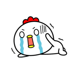 The bird which moves happily2 sticker #12798633