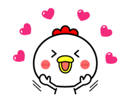 The bird which moves happily2 sticker #12798639