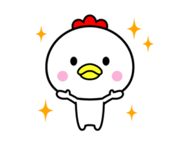 The bird which moves happily2 sticker #12798641