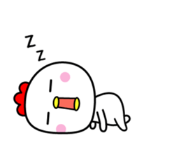 The bird which moves happily2 sticker #12798655