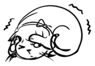 Cute cats in sketches (N.3) by trikono sticker #12798927