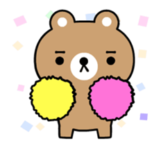 Moving bear. sticker #12799293