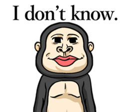 Gorilla of Edmund Yoshida sticker #12799391