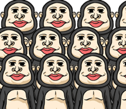 Gorilla of Edmund Yoshida sticker #12799392