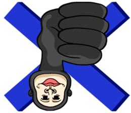 Gorilla of Edmund Yoshida sticker #12799399