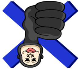 Gorilla of Edmund Yoshida sticker #12799399