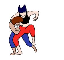 Couple fight 2 sticker #12799450