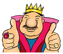 Ending in the fairy tales - The prince sticker #12801247