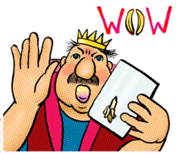 Ending in the fairy tales - The prince sticker #12801250