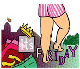 Ending in the fairy tales - The prince sticker #12801251