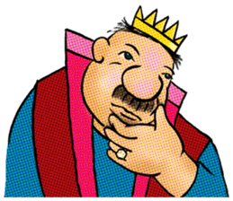 Ending in the fairy tales - The prince sticker #12801254