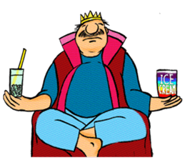 Ending in the fairy tales - The prince sticker #12801257