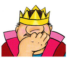 Ending in the fairy tales - The prince sticker #12801261