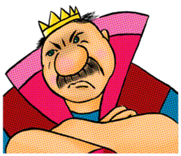 Ending in the fairy tales - The prince sticker #12801268