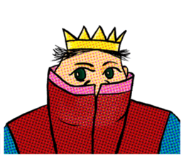 Ending in the fairy tales - The prince sticker #12801270