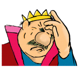 Ending in the fairy tales - The prince sticker #12801271