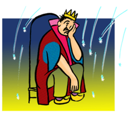 Ending in the fairy tales - The prince sticker #12801272