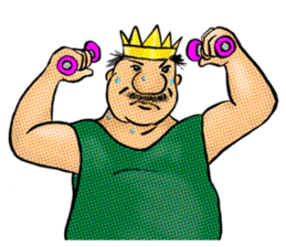 Ending in the fairy tales - The prince sticker #12801274