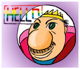 Ending in the fairy tales - The prince sticker #12801276