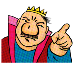 Ending in the fairy tales - The prince sticker #12801278