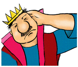 Ending in the fairy tales - The prince sticker #12801279