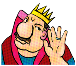 Ending in the fairy tales - The prince sticker #12801282