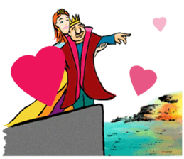 Ending in the fairy tales - The prince sticker #12801285