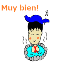 Spanish! with torero,Yama-chan sticker #12802262