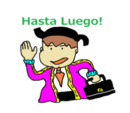 Spanish! with torero,Yama-chan sticker #12802269