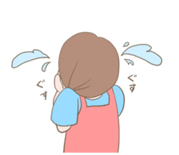 Housewife's conversation stamp sticker #12802893