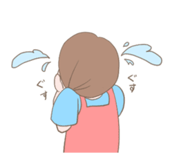 Housewife's conversation stamp sticker #12802893